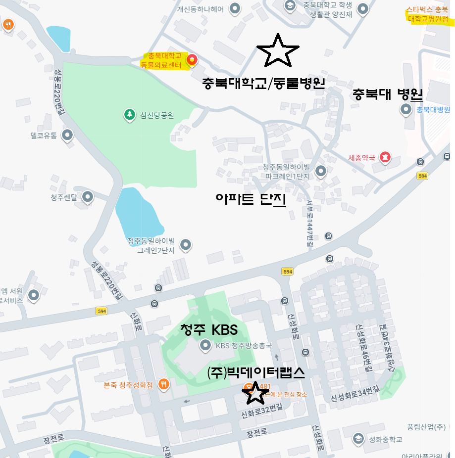 ㈜빅데이터랩스 위치 지도